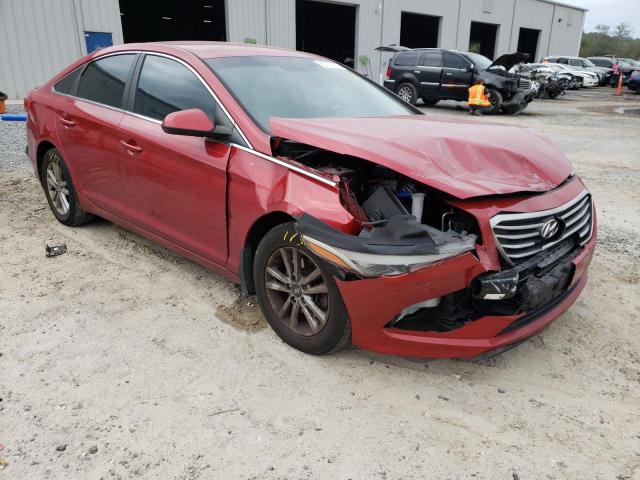 HYUNDAI SONATA SE 2017 with VIN 5NPE24AF6HH524648 - Photo from auction