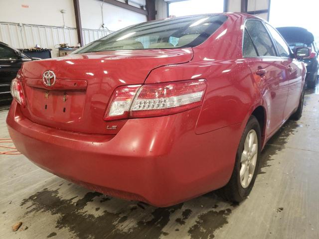Photo 4 from auction – 2011 TOYOTA CAMRY BASE with VIN 4T1BF3EK6BU646654
