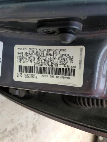 Photo 10 from auction – 2012 TOYOTA COROLLA BA with VIN 5YFBU4EE3CP008189