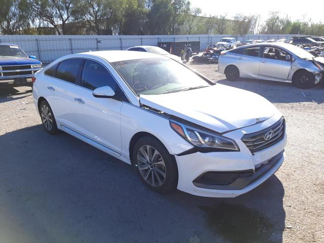 HYUNDAI SONATA 2016 with VIN 5NPE34AF9GH286354 - Photo from auction