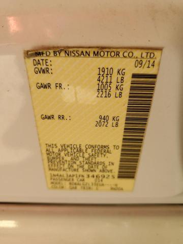 Photo 10 from auction – 2015 NISSAN ALTIMA 2.5 with VIN 1N4AL3AP1FN346925