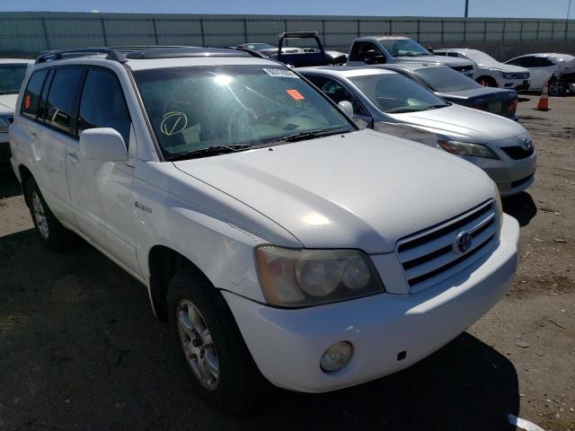 TOYOTA HIGHLANDER 2002 with VIN JTEHF21A920070468 - Photo from auction