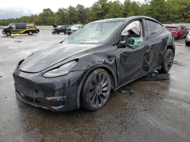 Photo 2 from auction – 2021 TESLA MODEL Y with VIN 5YJYGDEF7MF252953