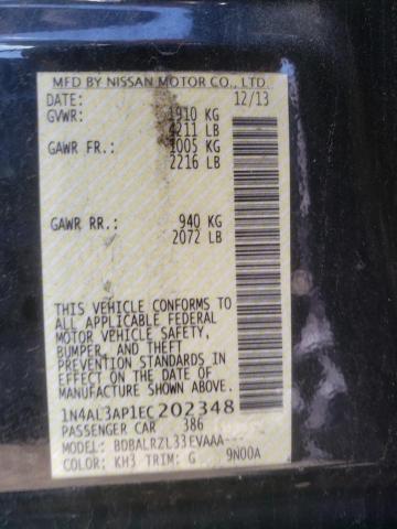 Photo 10 from auction – 2014 NISSAN ALTIMA 2.5 with VIN 1N4AL3AP1EC202348