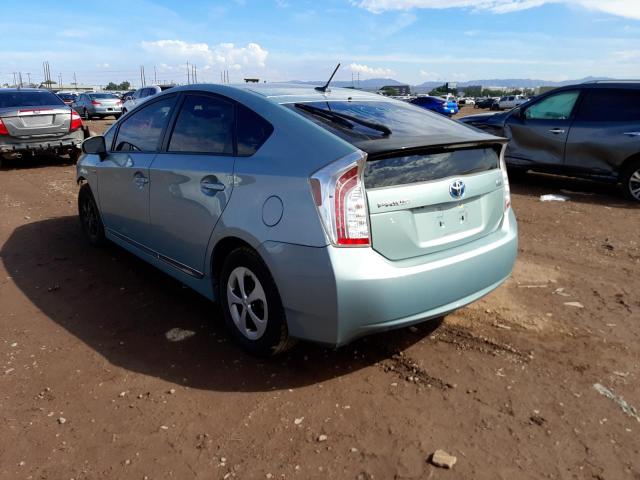Photo 3 from auction – 2012 TOYOTA PRIUS with VIN JTDKN3DU2C1544717