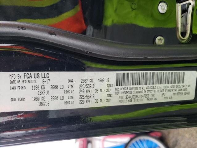 Photo 10 from auction – 2018 JEEP COMPASS LI with VIN 3C4NJDCB3JT147053