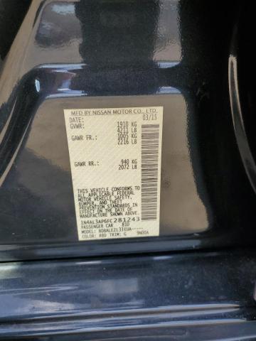 Photo 10 from auction – 2015 NISSAN ALTIMA 2.5 with VIN 1N4AL3AP6FC281243