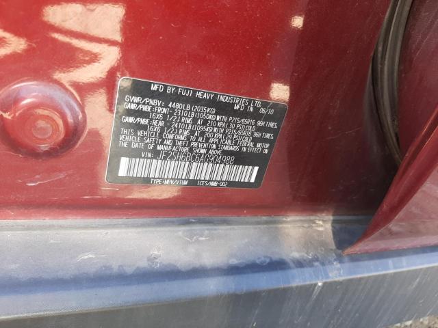 Photo 10 from auction – 2010 SUBARU FORESTER X with VIN JF2SH6BC6AG904988