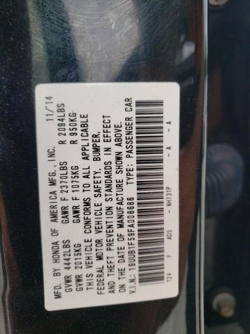 Photo 10 from auction – 2015 ACURA TLX TECH with VIN 19UUB1F59FA008686