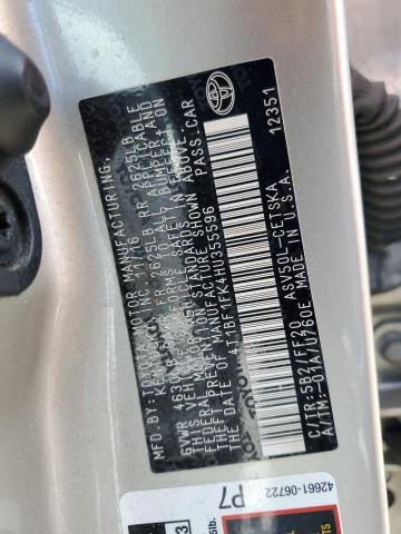 Photo 10 from auction – 2017 TOYOTA CAMRY LE with VIN 4T1BF1FK4HU355596