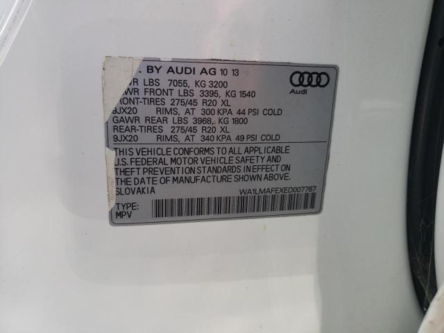Photo 10 from auction – 2014 AUDI Q7 PREMIUM with VIN WA1LMAFEXED007767
