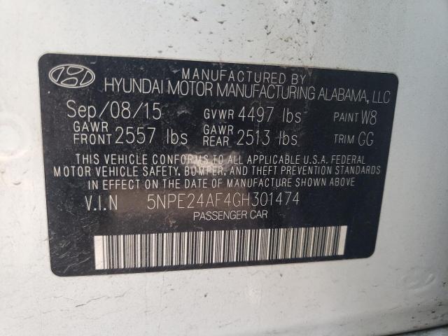 Photo 10 from auction – 2016 HYUNDAI SONATA SE with VIN 5NPE24AF4GH301474
