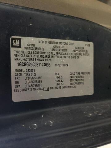 Photo 10 from auction – 2008 CHEVROLET EXPRESS G2 with VIN 1GCGG25C081174696