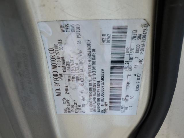 Photo 10 from auction – 2007 FORD EXPLORER X with VIN 1FMEU63807UA92529