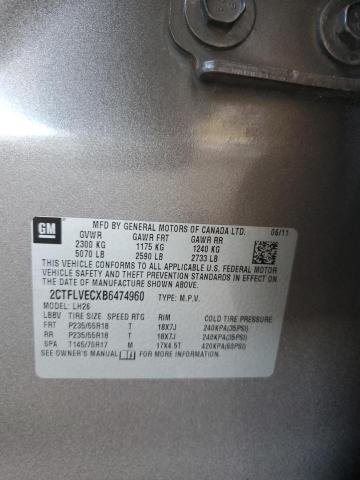 Photo 10 from auction – 2011 GMC TERRAIN SL with VIN 2CTFLVECXB6474960