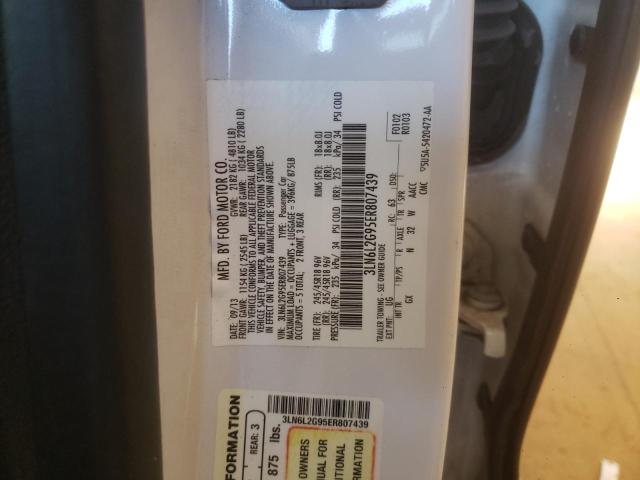 Photo 10 from auction – 2014 LINCOLN MKZ with VIN 3LN6L2G95ER807439