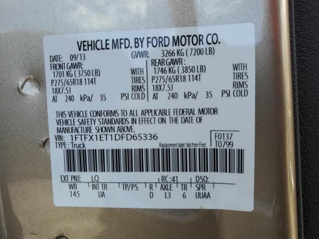 Photo 10 from auction – 2013 FORD F150 SUPER with VIN 1FTFX1ET1DFD65336
