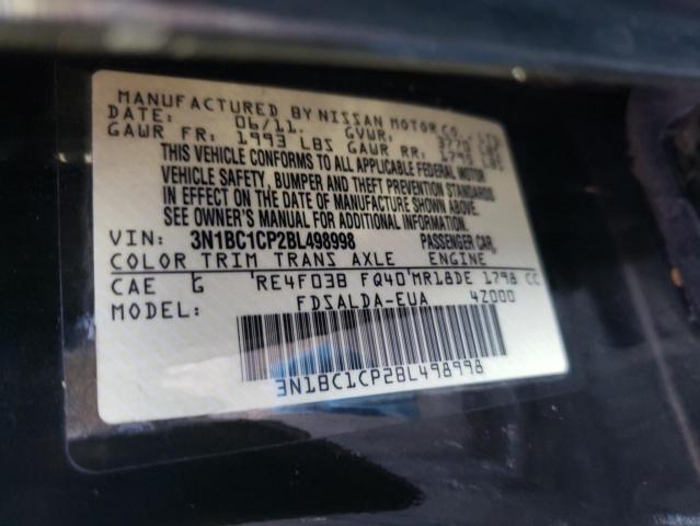 Фото 10 с аукциона – 2011 NISSAN VERSA S с VIN 3N1BC1CP2BL498998