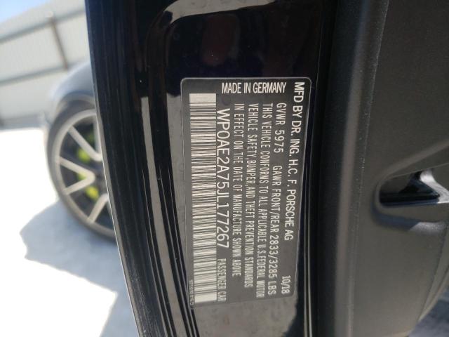 Photo 10 from auction – 2018 PORSCHE PANAMERA 4 with VIN WP0AE2A75JL177267