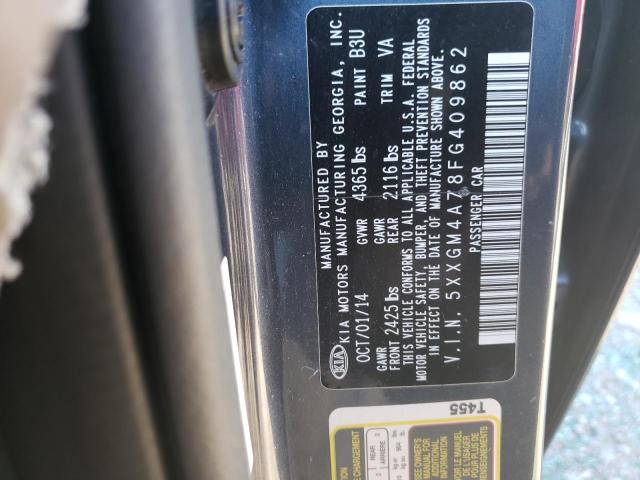 Photo 10 from auction – 2015 KIA OPTIMA LX with VIN 5XXGM4A78FG409862