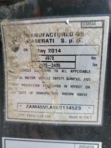 Photo 10 from auction – 2014 MASERATI GRANTURISM with VIN ZAM45VLA9E0114523