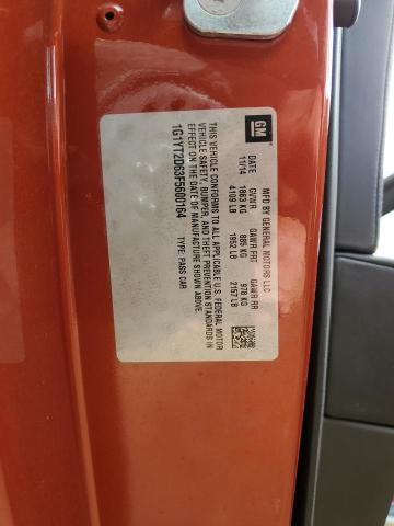 Photo 10 from auction – 2015 CHEVROLET CORVETTE Z with VIN 1G1YT2D63F5600164