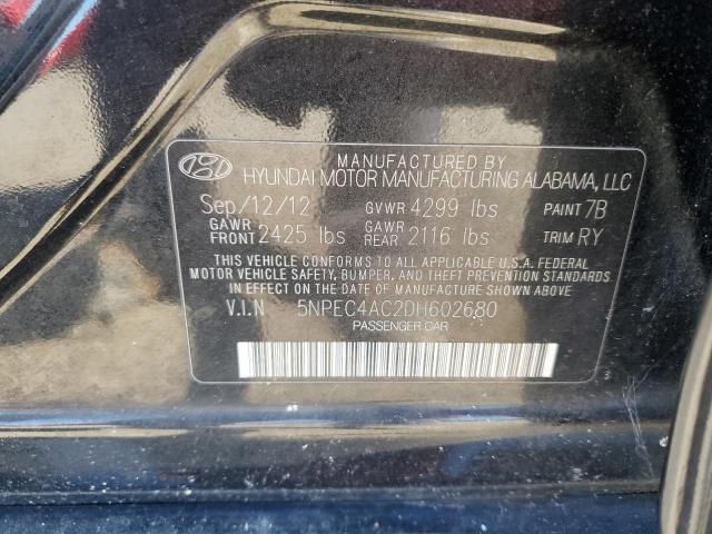 Photo 10 from auction – 2013 HYUNDAI SONATA SE with VIN 5NPEC4AC2DH602680