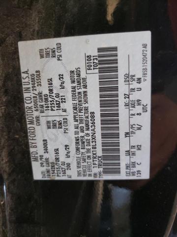Photo 10 from auction – 1999 FORD F150 with VIN 1FTRX18L3XNA36088