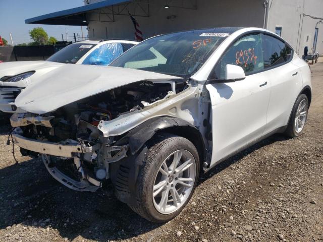 Photo 2 from auction – 2021 TESLA MODEL Y with VIN 5YJYGDEE2MF192538