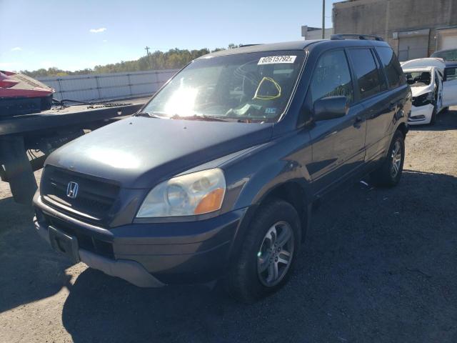 Photo 2 from auction – 2005 HONDA PILOT EX with VIN 5FNYF18475B003954