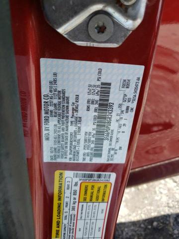 Photo 10 from auction – 2016 FORD FUSION SE with VIN 3FA6P0PU8GR243392