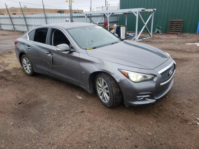 INFINITI Q50 BASE 2015 with VIN JN1BV7AR8FM404751 - Photo from auction