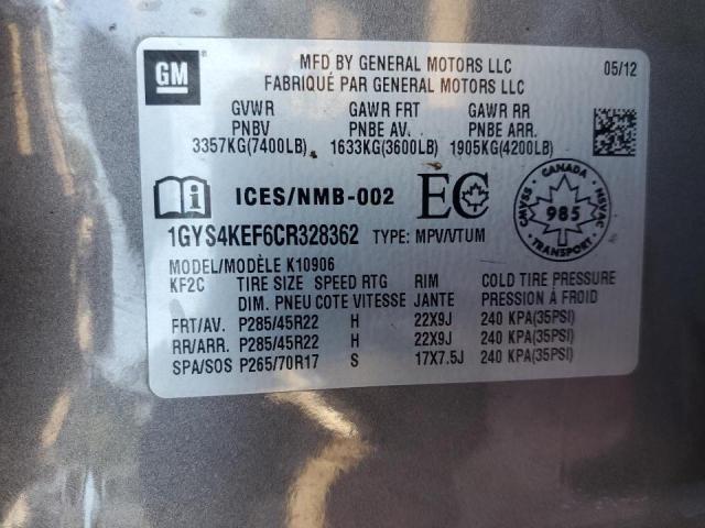 Photo 10 from auction – 2012 CADILLAC ESCALADE E with VIN 1GYS4KEF6CR328362