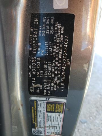 Photo 10 from auction – 2012 KIA SEDONA EX with VIN KNDMH4C72C6434027