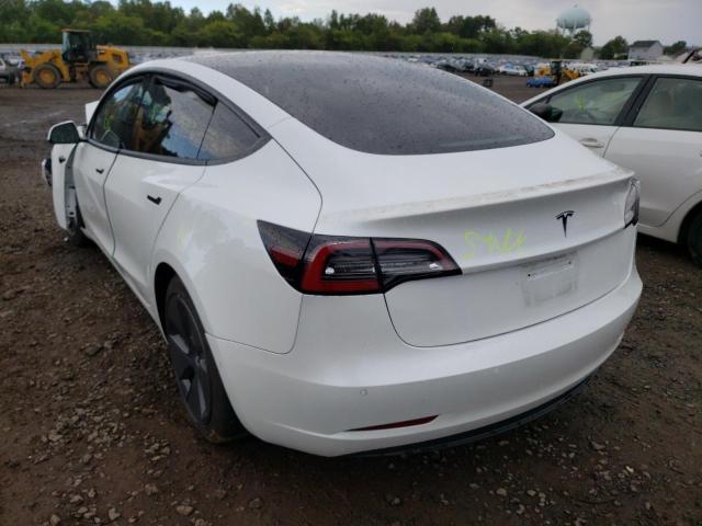 Photo 3 from auction – 2021 TESLA MODEL 3 with VIN 5YJ3E1EA2MF024880