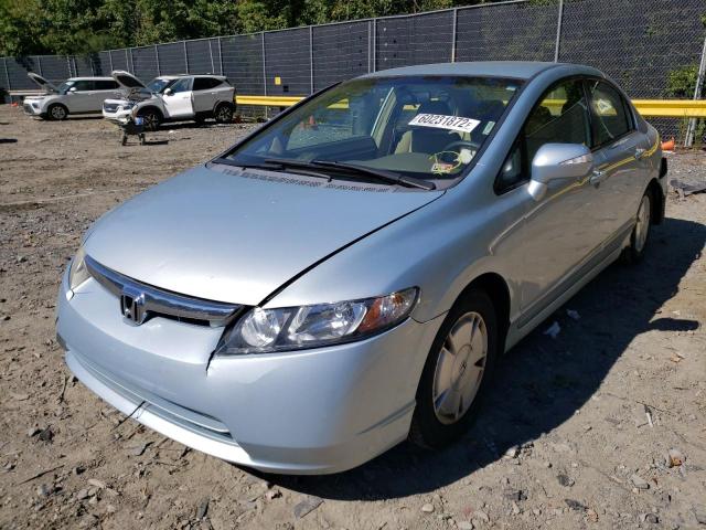 Photo 2 from auction – 2007 HONDA CIVIC HYBR with VIN JHMFA36227S027330