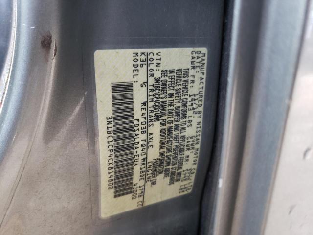 Photo 10 from auction – 2012 NISSAN VERSA S with VIN 3N1BC1CP4CK814800