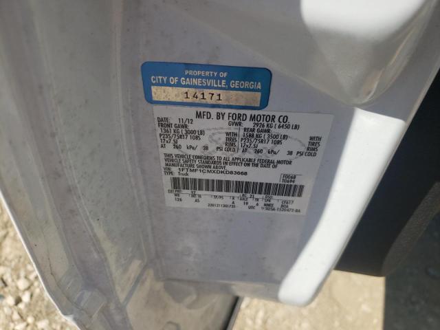 Photo 10 from auction – 2013 FORD F150 with VIN 1FTMF1CMXDKD83668