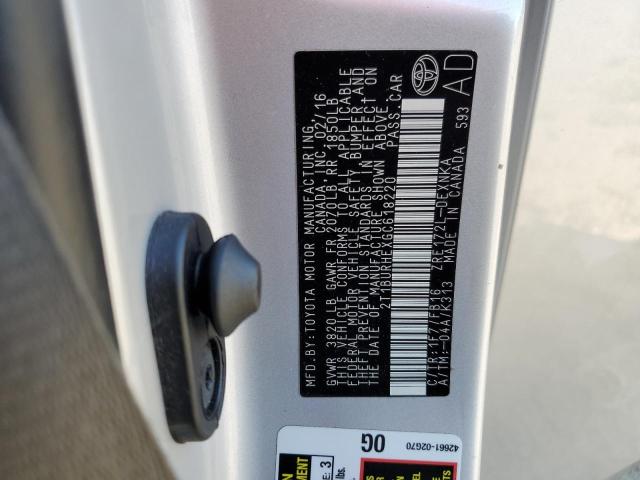 Photo 10 from auction – 2016 TOYOTA COROLLA L with VIN 2T1BURHEXGC618220