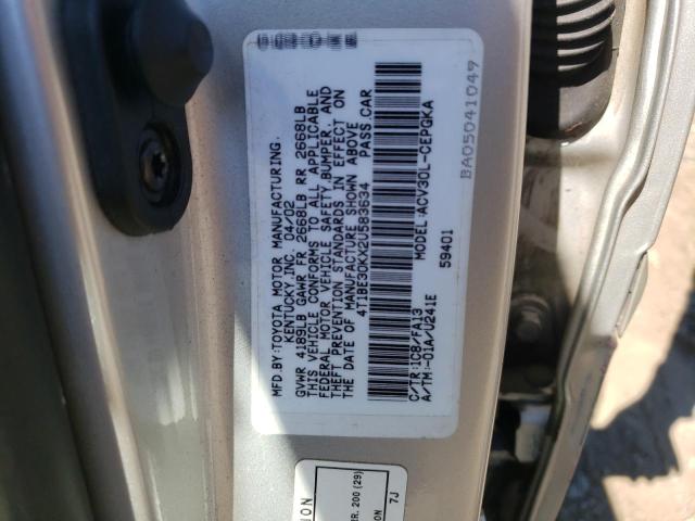 Photo 10 from auction – 2002 TOYOTA CAMRY LE with VIN 4T1BE30KX2U583634