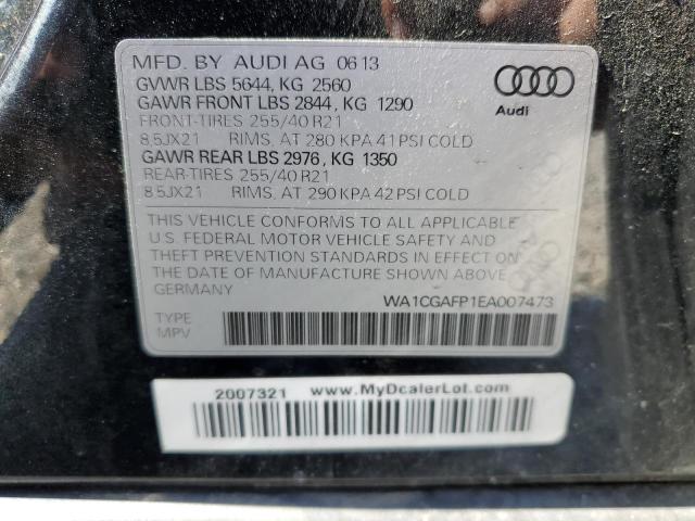 Photo 10 from auction – 2014 AUDI SQ5 PREMIU with VIN WA1CGAFP1EA007473