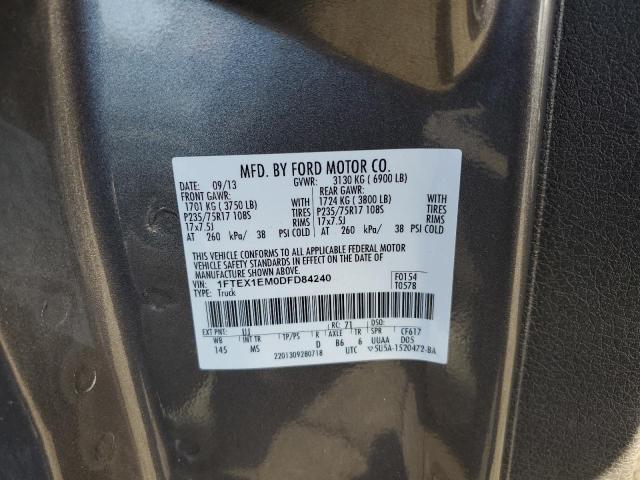 Photo 10 from auction – 2013 FORD F150 SUPER with VIN 1FTEX1EM0DFD84240