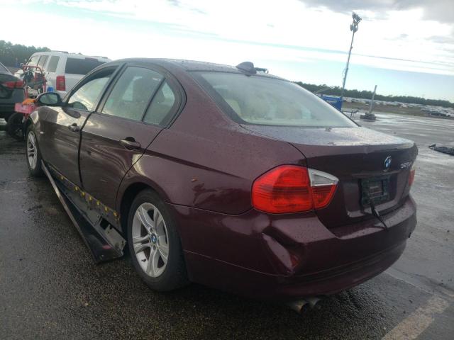 Photo 3 from auction – 2008 BMW 328 XI with VIN WBAVC93568K036992