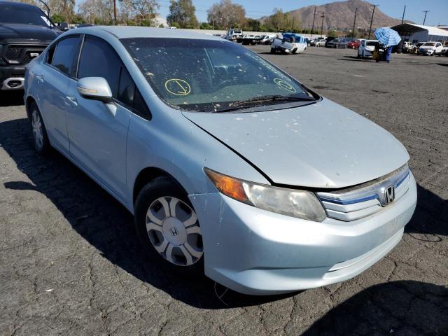 HONDA CIVIC HYBR 2012 with VIN JHMFB4F29CS004866 - Photo from auction