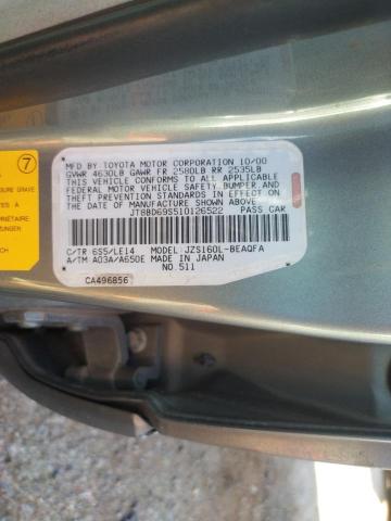 Photo 10 from auction – 2001 LEXUS GS 300 with VIN JT8BD69S510126522