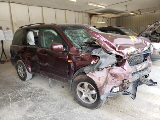 HONDA PILOT EXL 2008 with VIN 5FNYF28538B030233 - Photo from auction