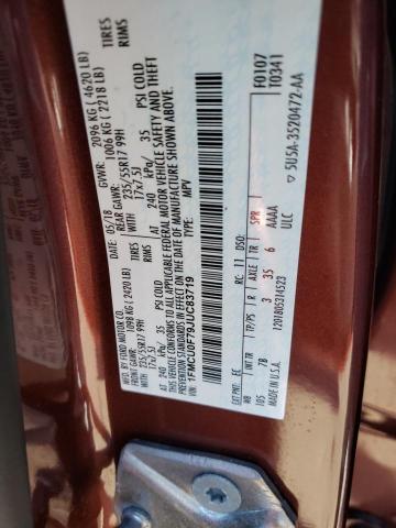 Photo 10 from auction – 2018 FORD ESCAPE S with VIN 1FMCU0F79JUC83719