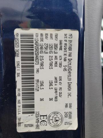 Photo 10 from auction – 2005 DODGE CARAVAN SE with VIN 1D4GP25R25B406373