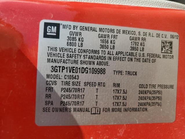 Photo 10 from auction – 2013 GMC SIERRA C15 with VIN 3GTP1VE01DG109988