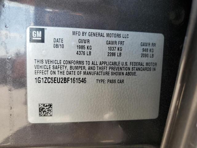 Photo 10 from auction – 2011 CHEVROLET MALIBU 1LT with VIN 1G1ZC5EU2BF161546